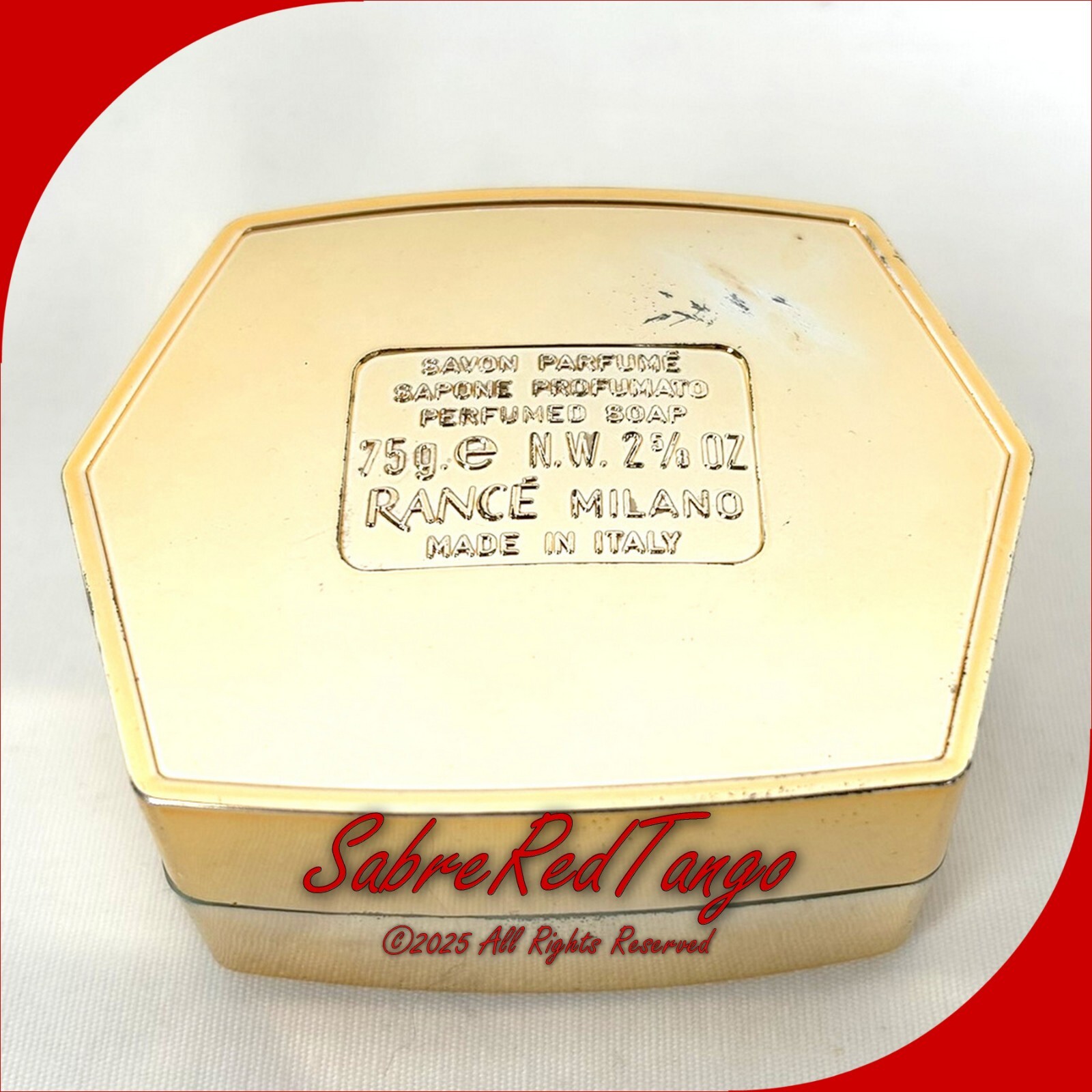 NEW MAISON RANCÉ 1795 PERFUMED SOAP EAU DE BOIS DE ROSE MADE IN ITALY UNOPENED