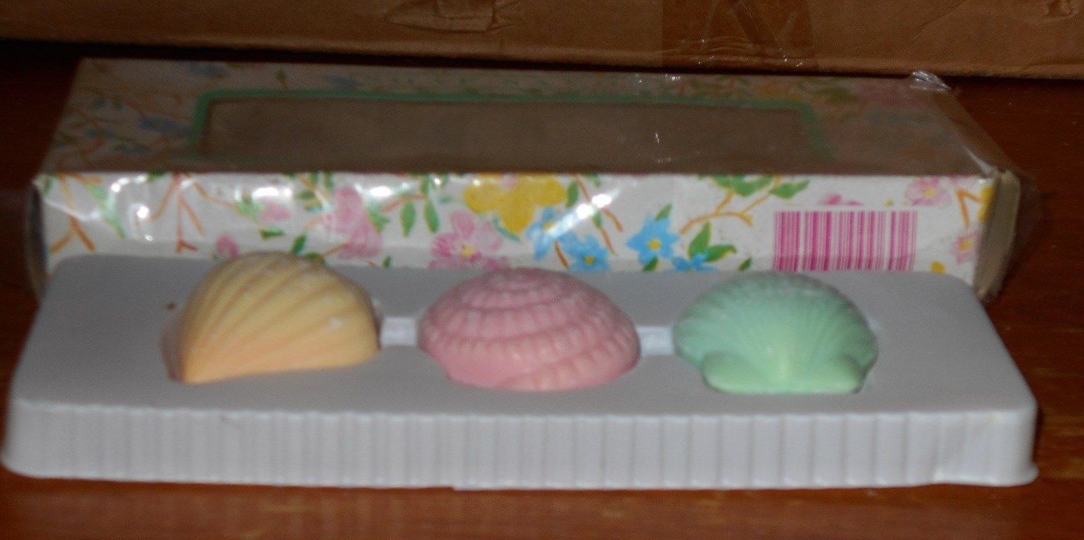 Womens Vintage Rare Sea Shell Combination 3 Guest Savon Victorian Soap Turkey