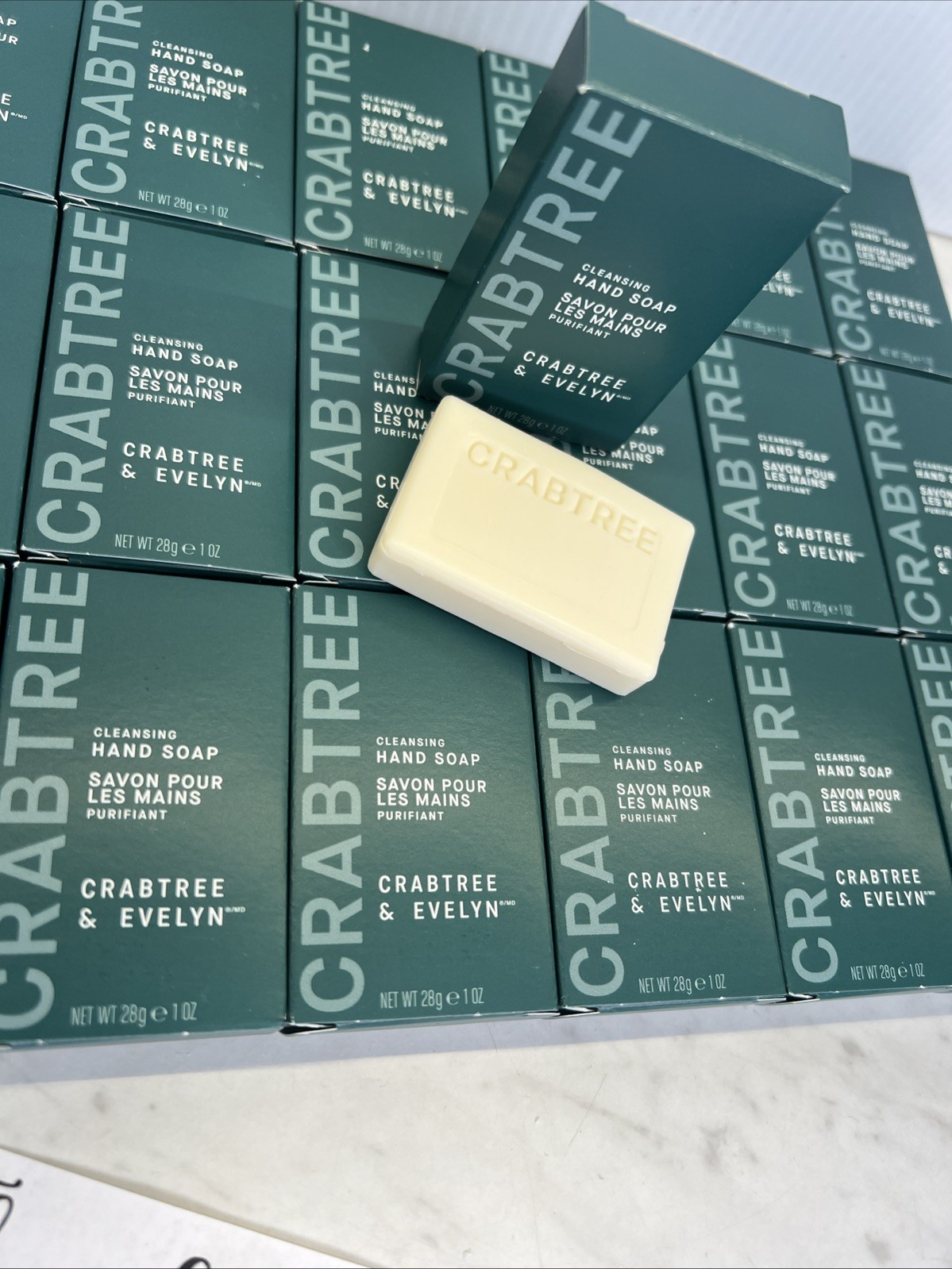 20X Crabtree & Evelyn Cleansing Hand Soap Bars 1 oz Travel Size .