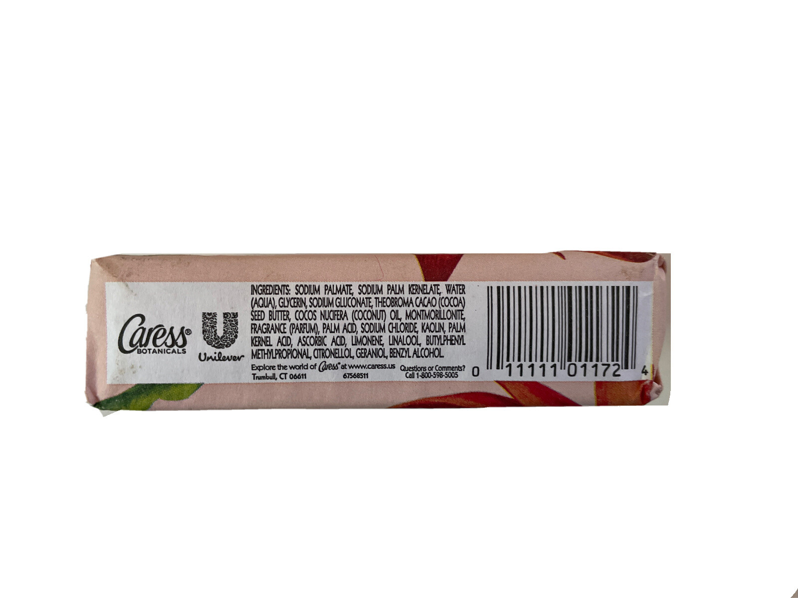 Caress Botanicals Lotus & Red Clay Soap Bars Paraben Free 5 oz. Each Lot of 3