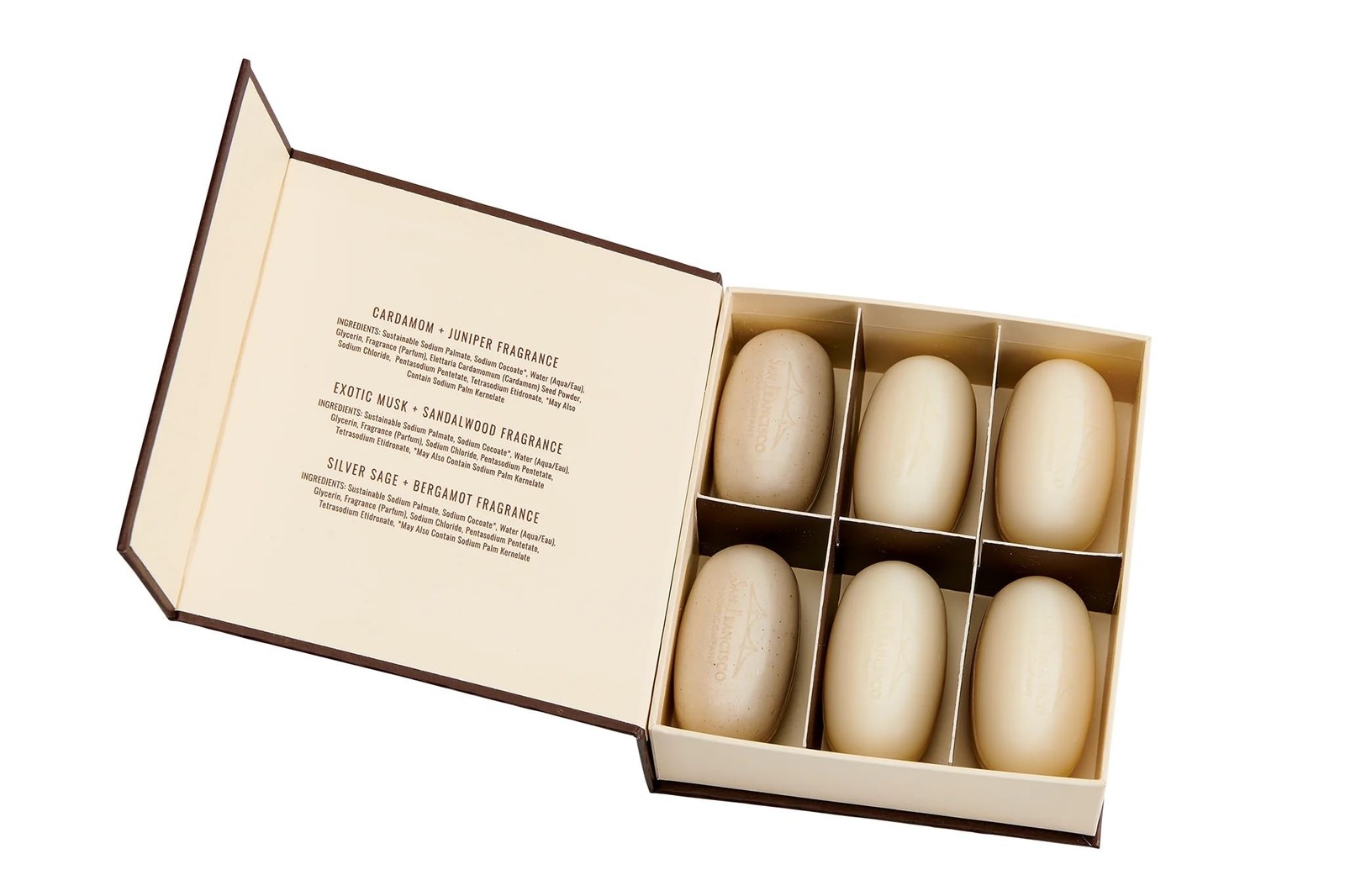 San Francisco Soap,Men Soap Gift Set | 6 Piece Man Bar Gift Set Natural Manly…