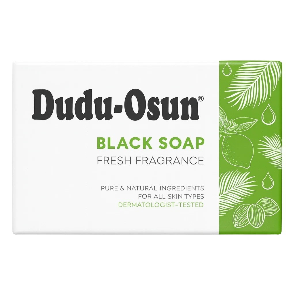 100% All Natural Dudu Osun Black Soap Anti Acne,Fungus,Blemish,Psoriasis 5 PACK!