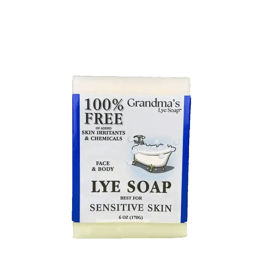 Grandma’s Pure & Natural Lye Soap Soothing Dry Skin No Fragrance 6oz Pack of 12