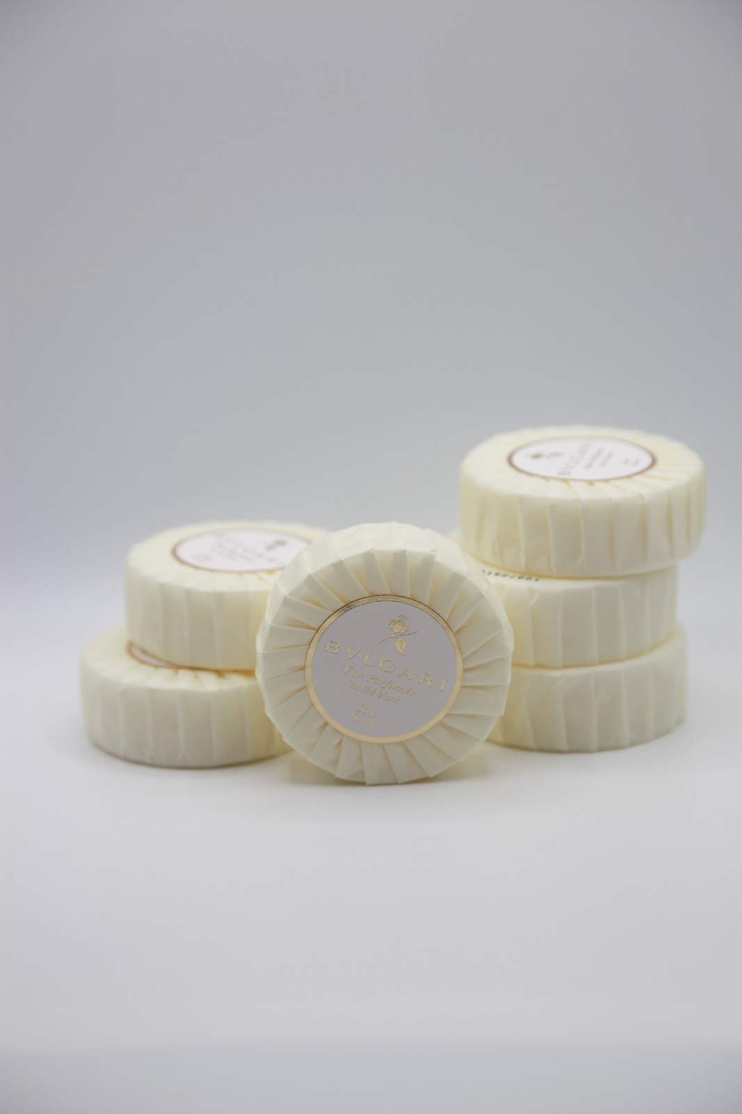 BVLGARI au thé Blanc (White Tea) Soap – 1.7oz / 50g Pack Of 6 NEW