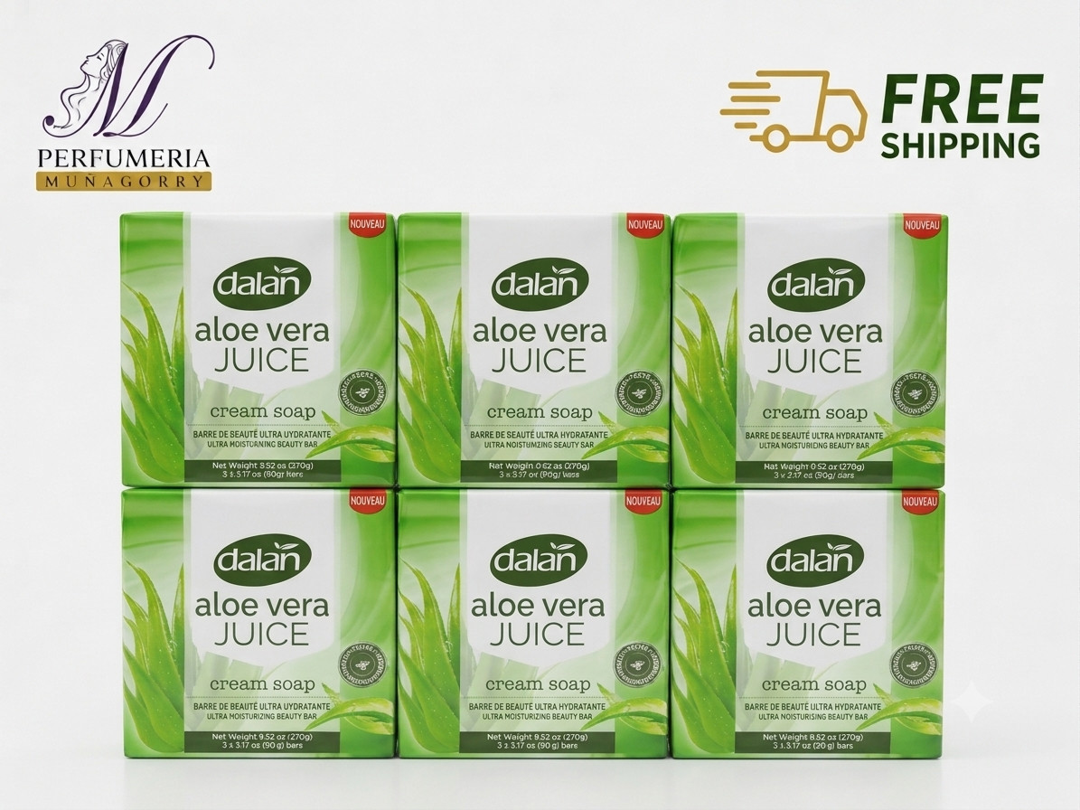 18 BARS ALOE VERA JUICE CREAM SOAP DALAN 3.17 OZ EACH FREE SHIPPING