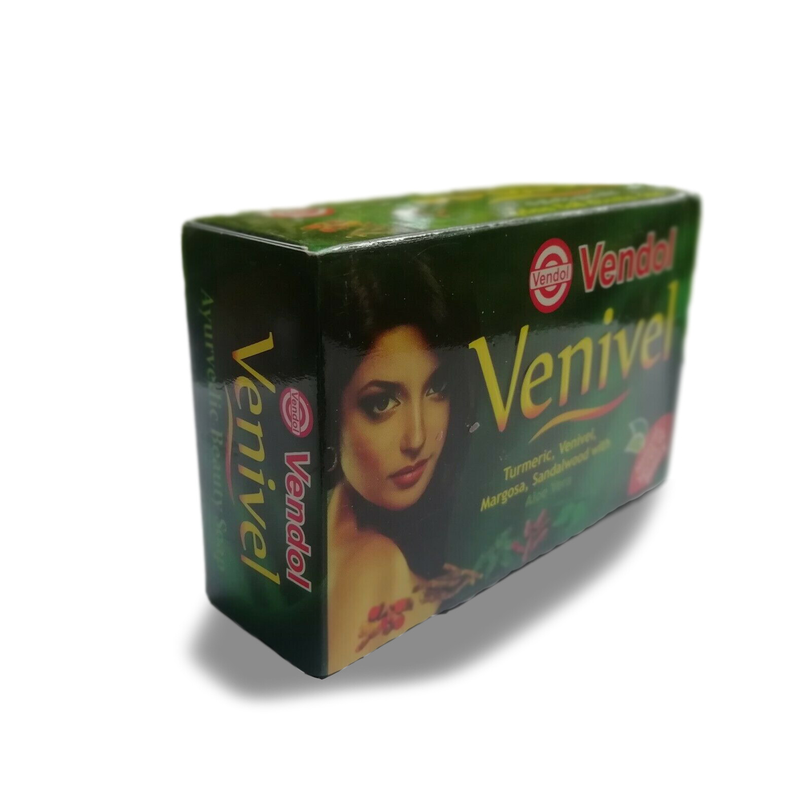 VENIVEL Turmeric With Margosa, Sandalwood Aloe Vera Herbal Soap For All Skin