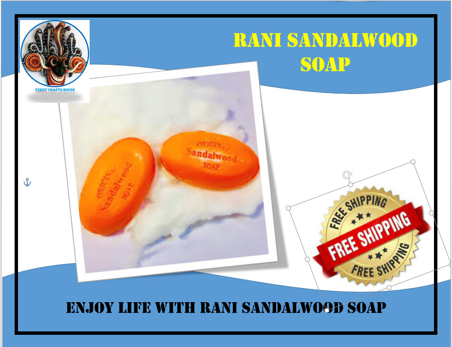 90g Ceylon Rani Natural Beauty Herbal Ayurvedic Body Sandalwood fragrance soap