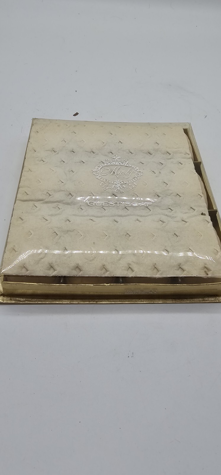 Vintage Savon Marly Decorative Guest Soaps 12 Bars Box Set NOS
