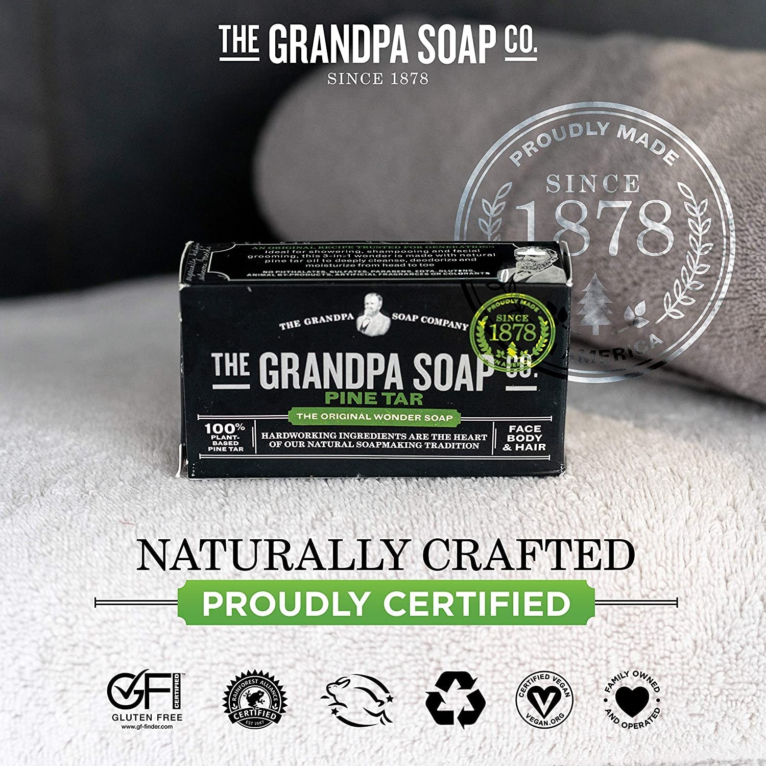 Soap Pine Tar 4.25 Oz (Paquete De 4)
