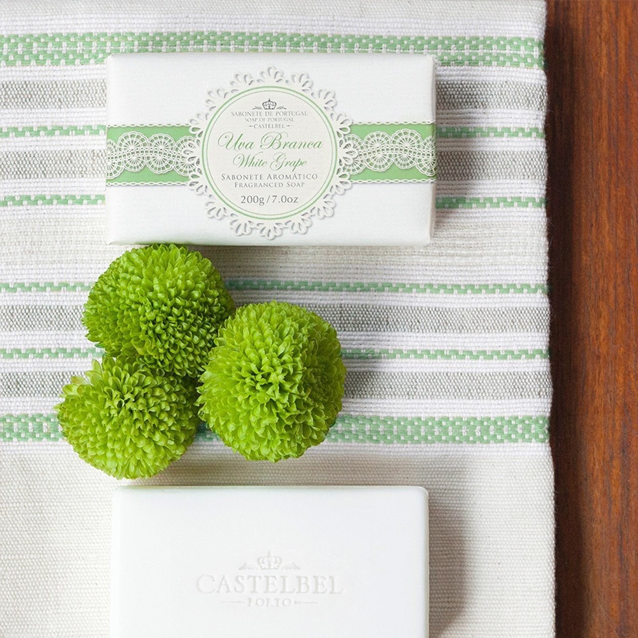 Castelbel Aromatic 2-Soaps “Gourmet White Grape” (200g x2) Triple Milled…