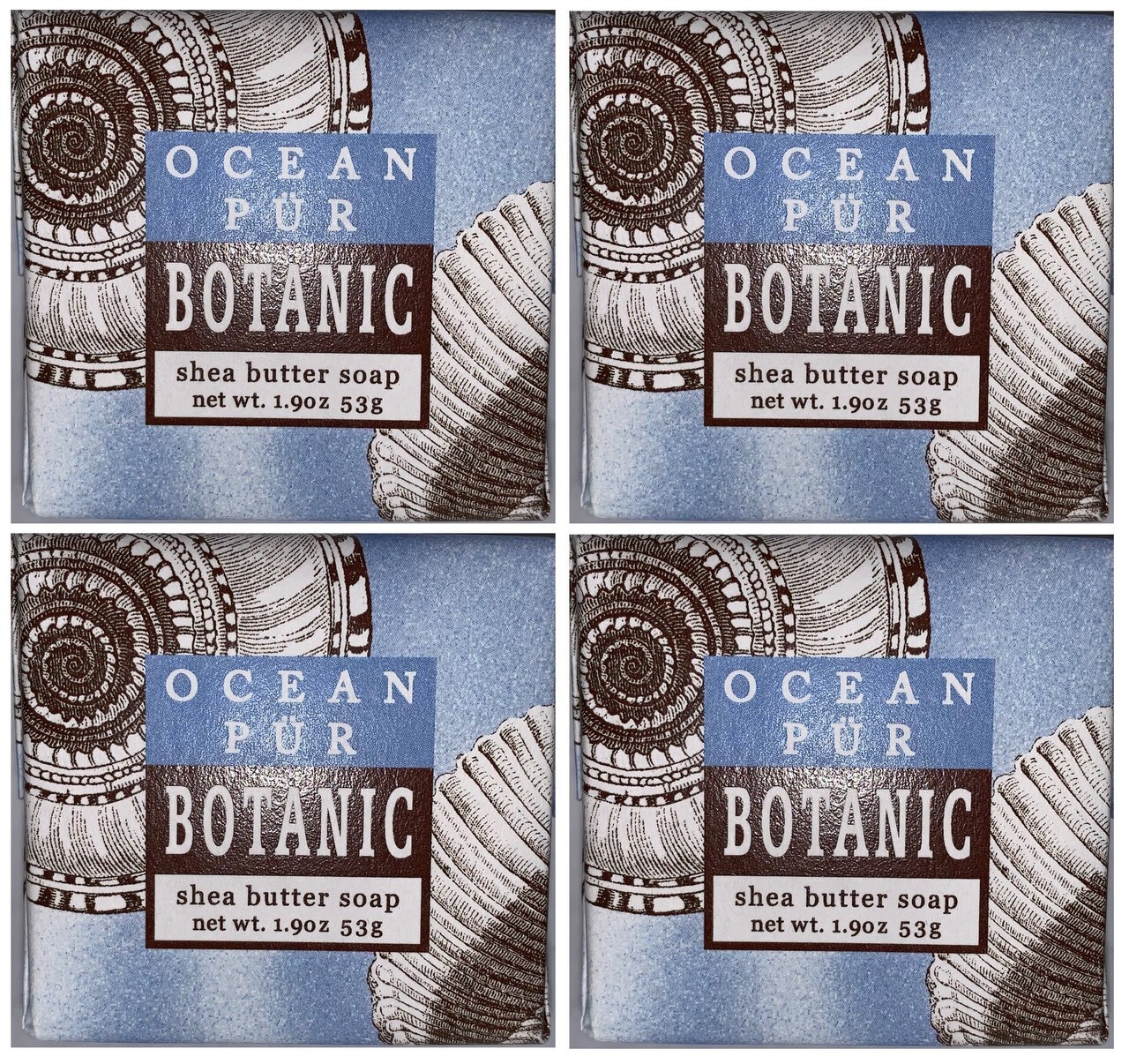 Greenwich Bay 1.9oz Soap, Ocean Pür – Set of 4 (R5H009)