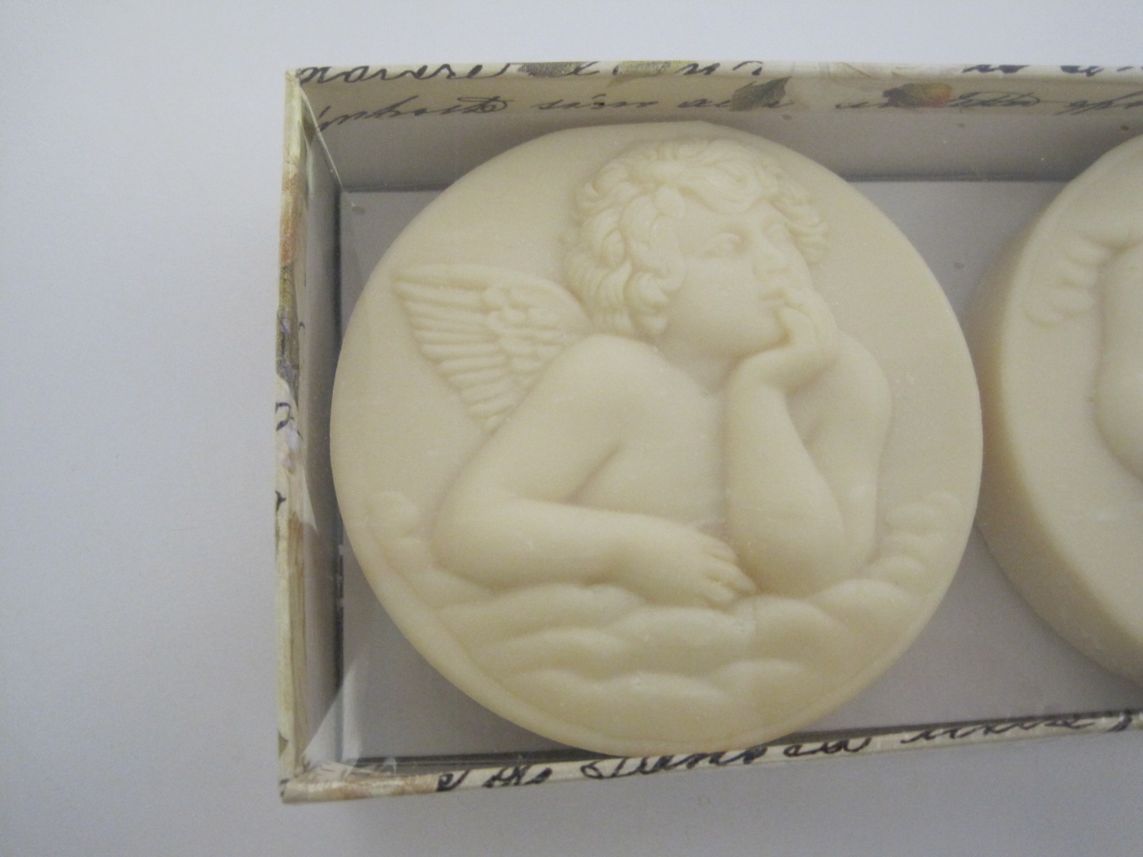 Saponificio Artigianale Fiorentino Angel Cherub Soaps Italy Handmade New in Box