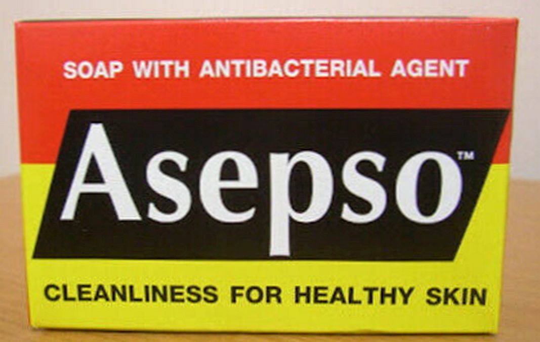 Asepso skin Soap 80g = 2.8 oz Green Bar Antiseptic Soap For pRiCkLey Heat acne