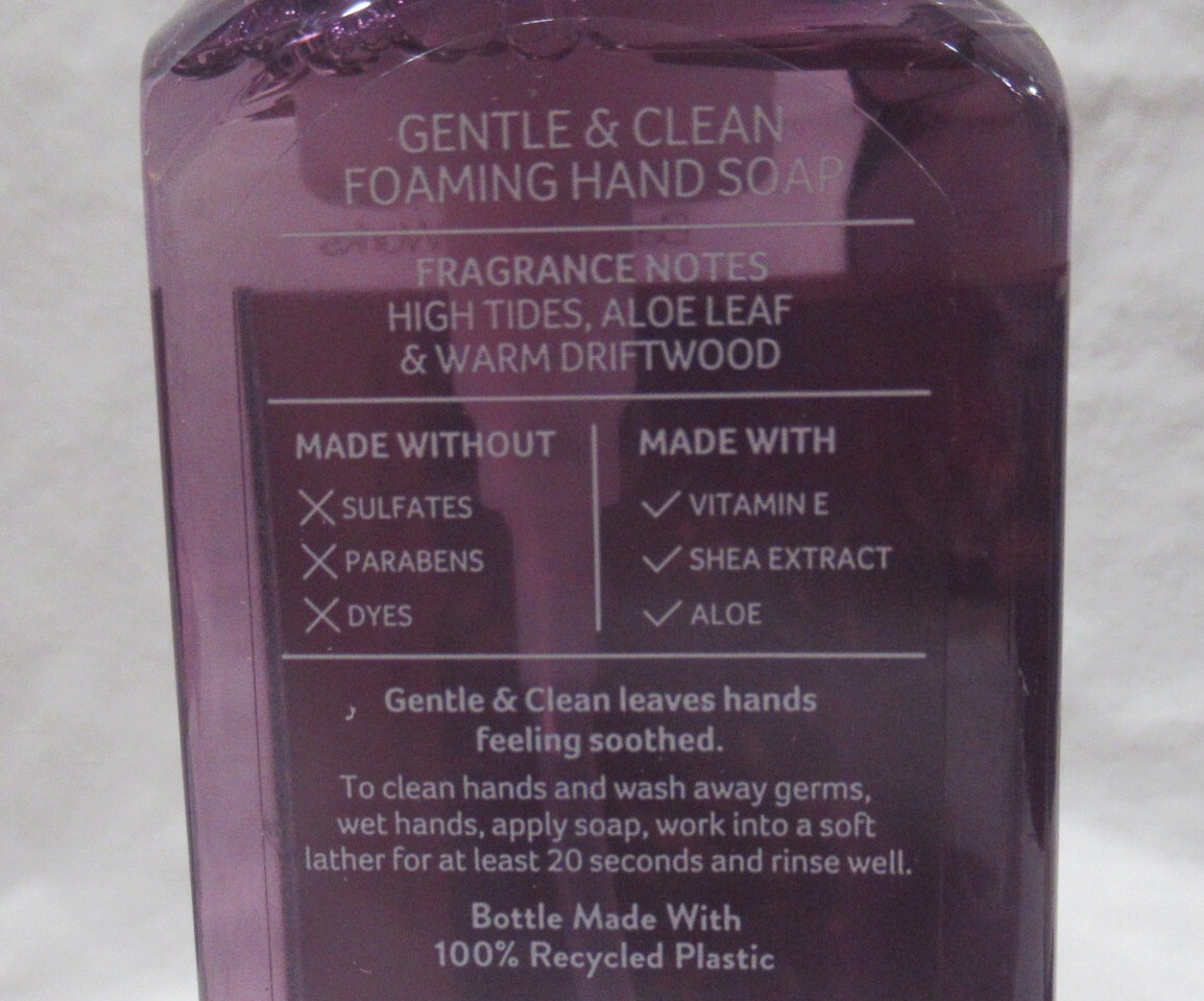 Bath & Body Works Gentle & Clean Foaming Hand Soap Set Lot of 2 FRESHWATER WAVES