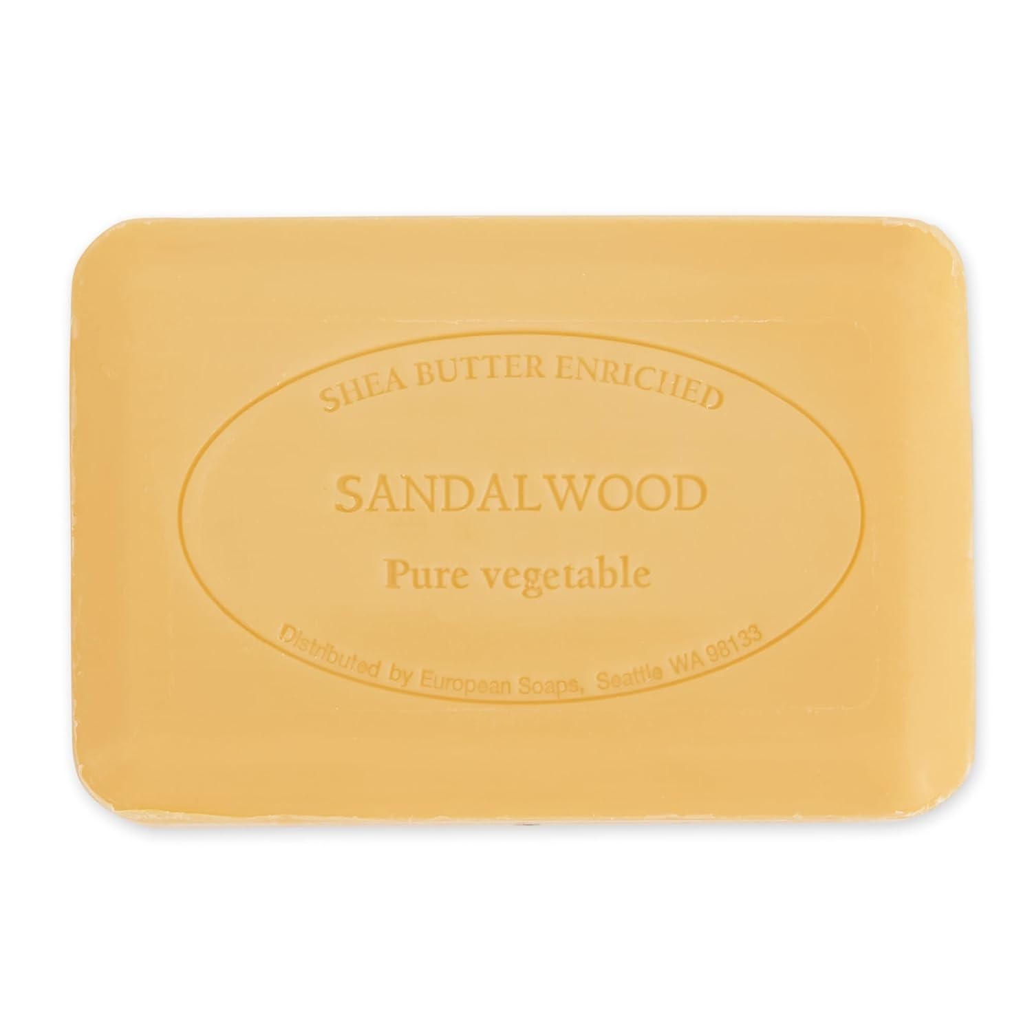 Artisanal 8.8oz Sandalwood Soap Bar with Organic Shea Butter – Natural Luxury