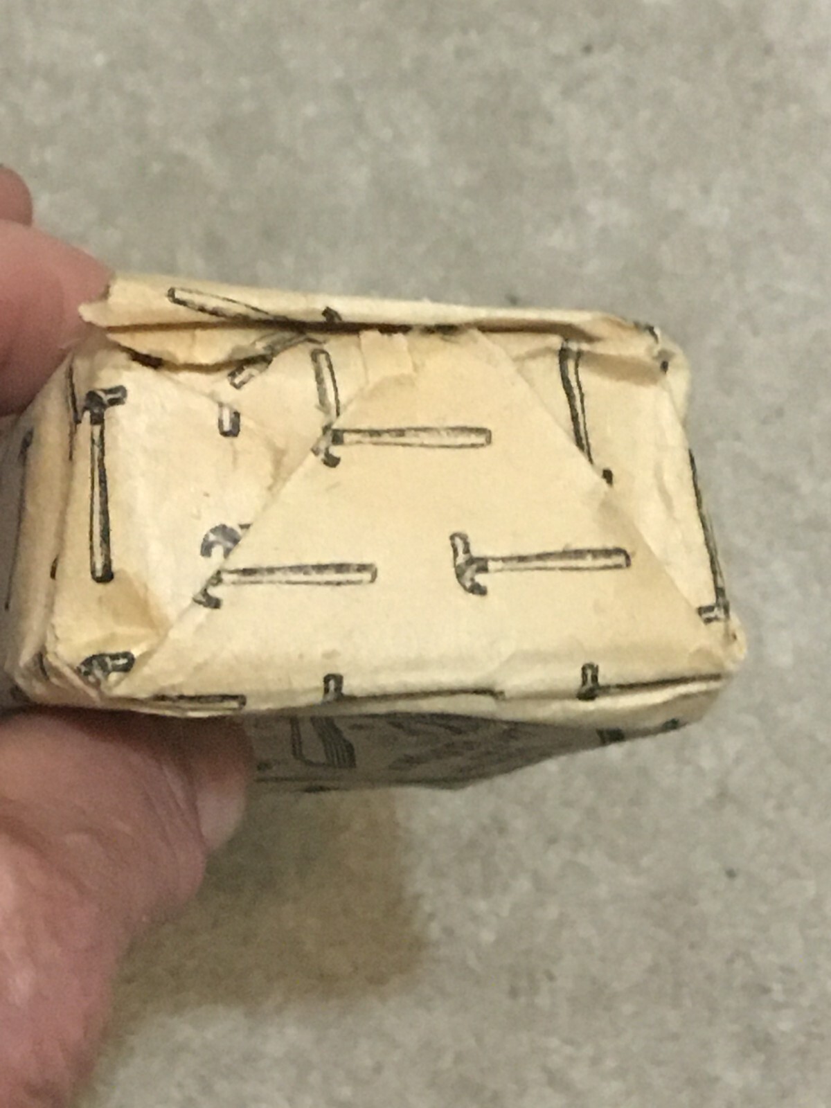 Vntg c1915 Hammer brand Hand & Body Soap Bar, Armour Co, Paper Wrapper, Unused