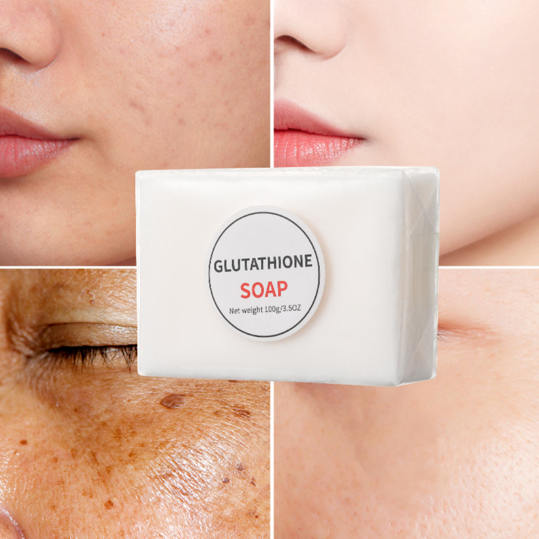 ( Pack of 6 )  Pure GLUTATHIONE SOAP Skin Whitening Bleaching Facial Soap 140g