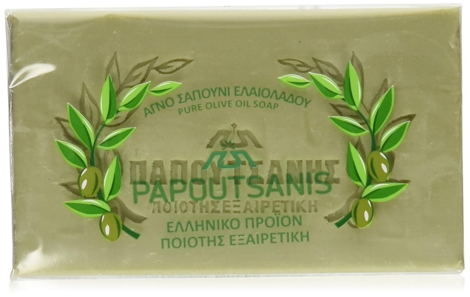 Pack of 6 Unscented Pure Olive Oil Soap Bars – 125g Each for Moisture Rich Care