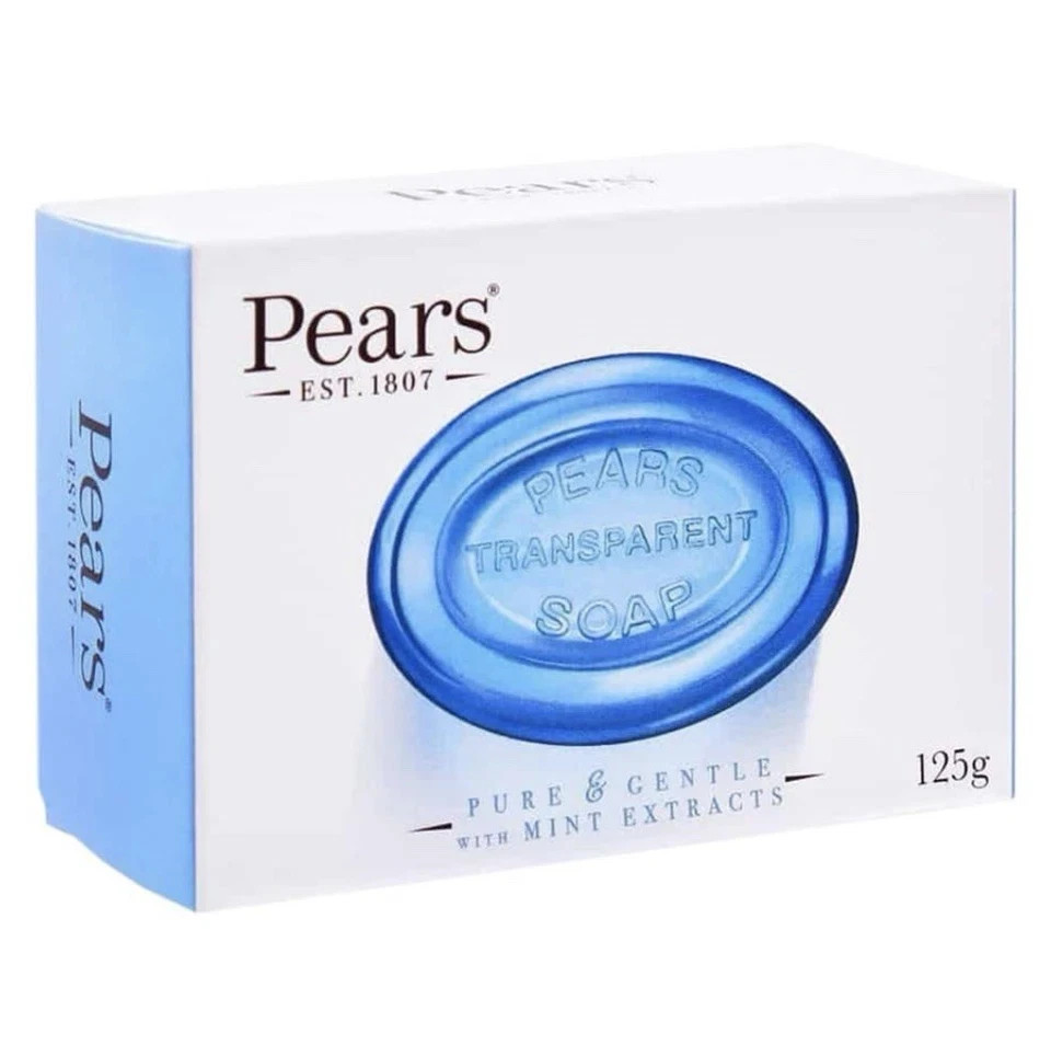 Pears Pure & Gentle with Mint Extracts Bar Soap |12 Packs| Free Shipping