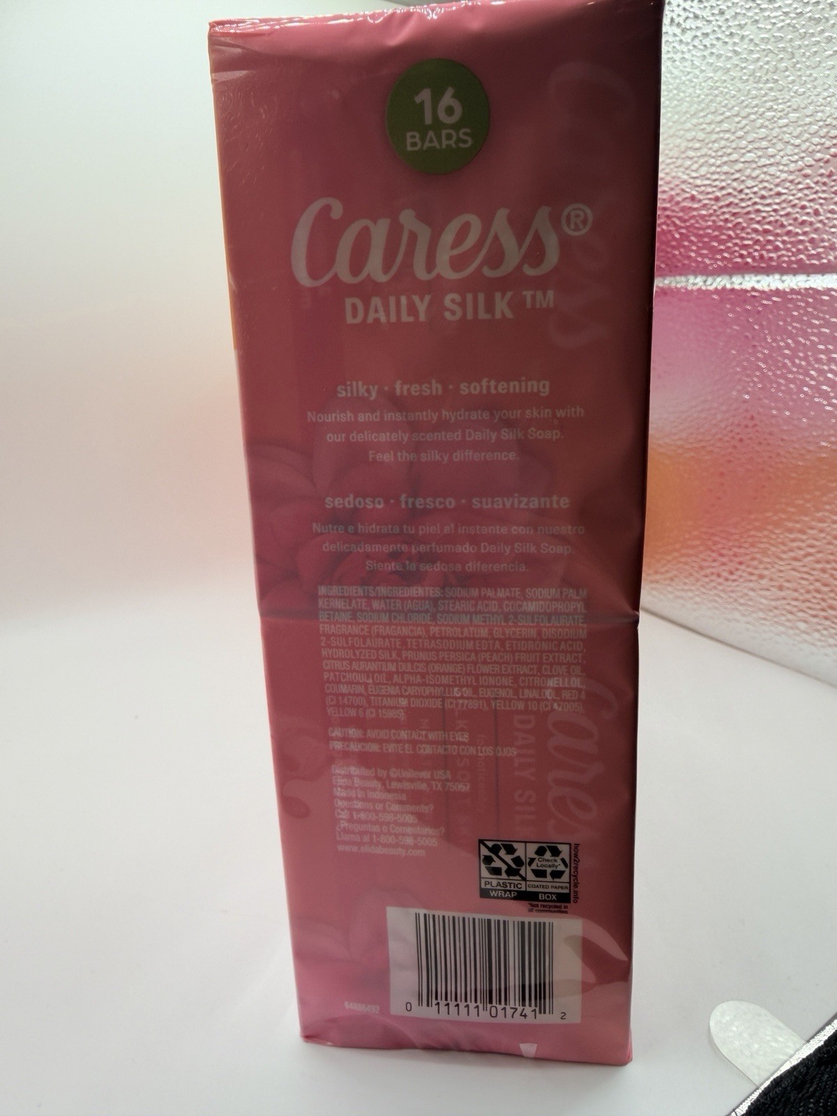 Caress Daily Silk Moisturizing Soap White Peach & Orange Blossom 16 Bars