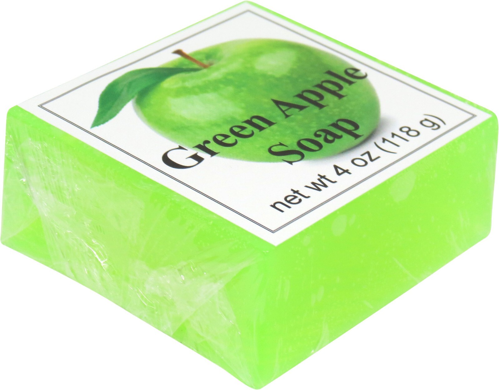 Green Apple Glycerin Soap by Eclectic Lady, 4 oz Bar