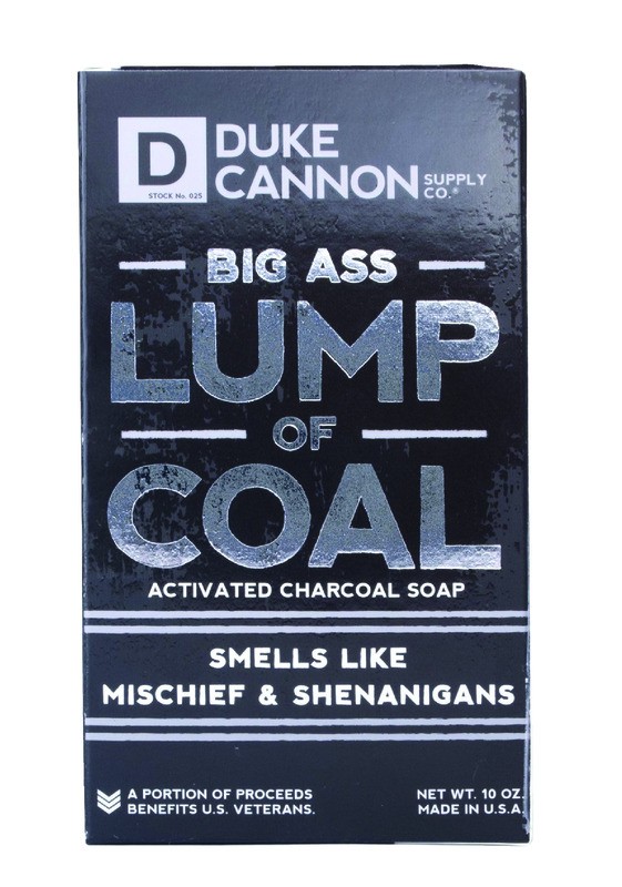 Duke Cannon 01HOLIDAYCOAL1 Gray Lump of Coal Shower Soap 10 oz.