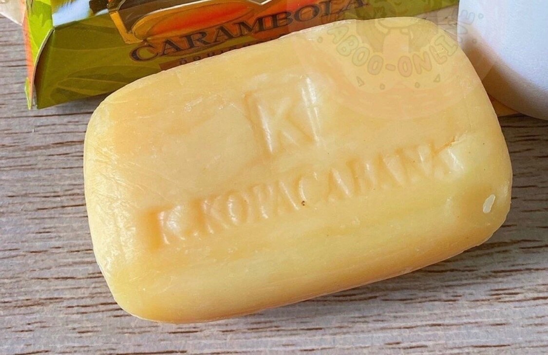 3X Carambola Star Fruit Black Spots Herbs Soap Vit C Brightening Skin Soft Body