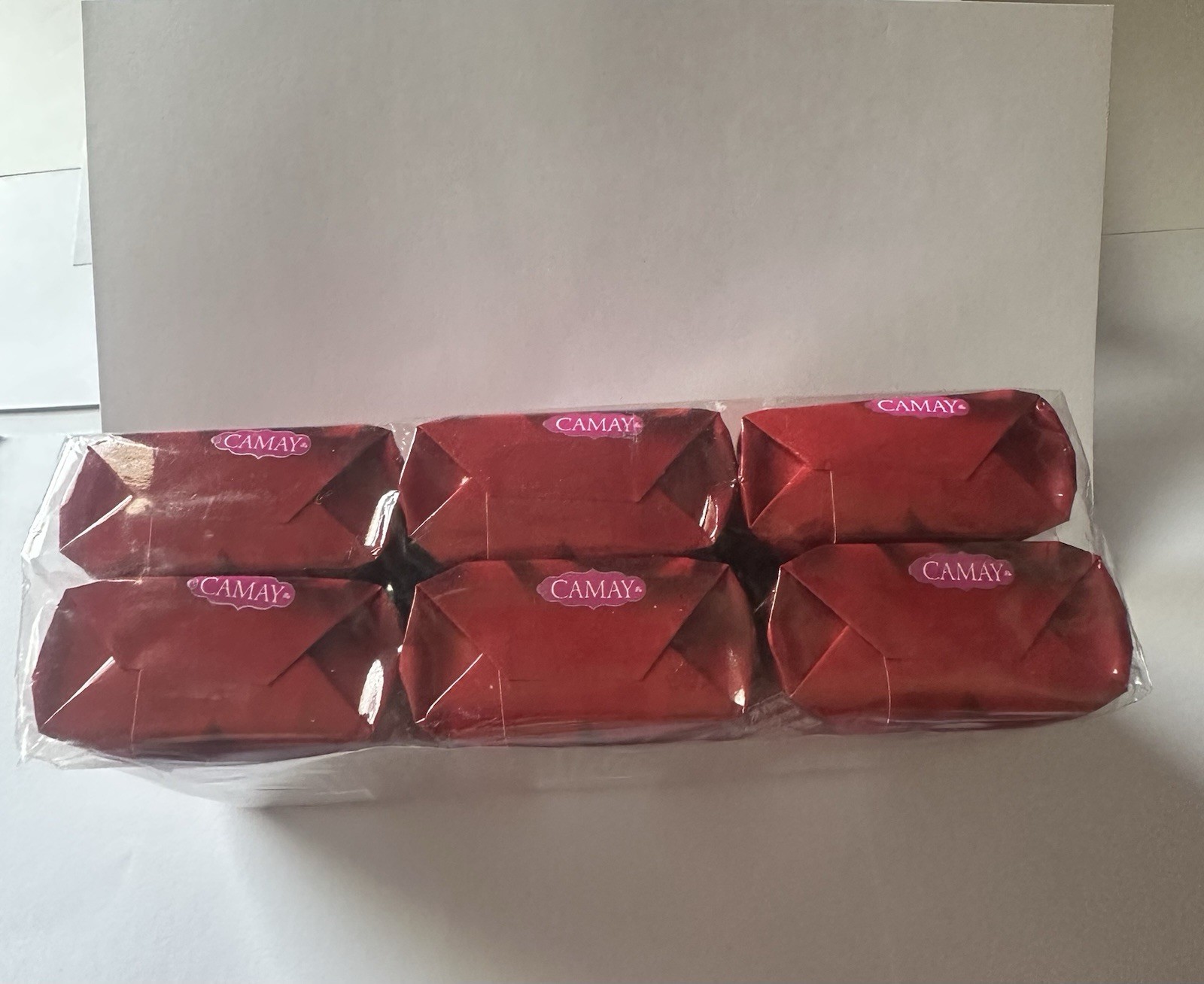 Camay Paris Beauty Bar Soap Romantique Romantic Rose Lot of 6 Unilever Vintage