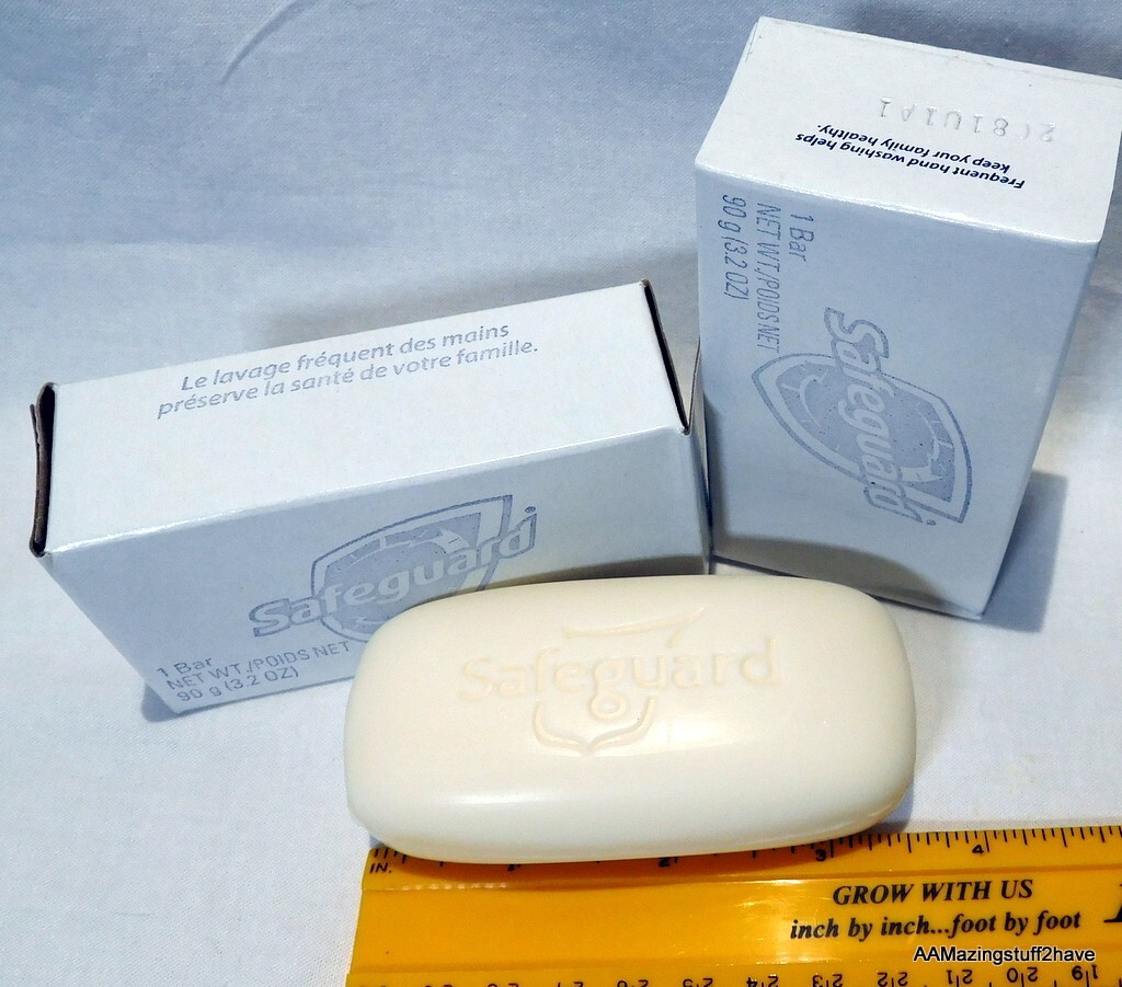 2 Safeguard Body Bar Soap Fresh Sent With aloe Wash Away Bacteria White NEW LOT