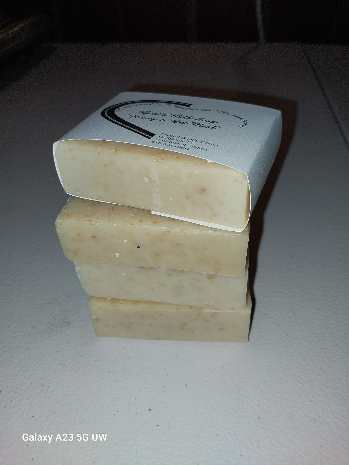 Honey and Oatmeal Goat Milk Soap