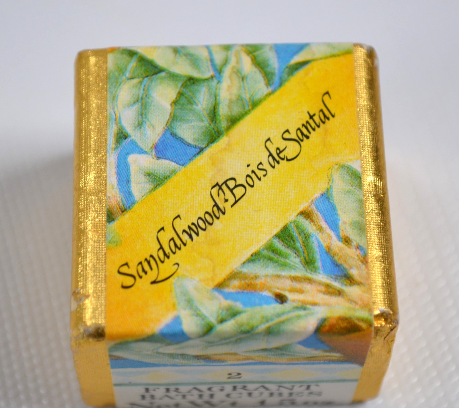 Misc Lot of 7 Fragrance Bath Cubes 45g/ 1.5 oz Sandalwood Lavender Rose Parfum