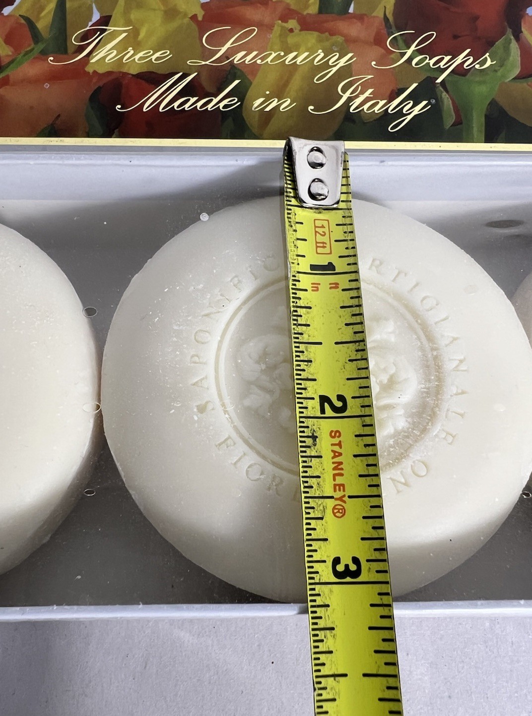 Tuscany Rose Saponificio Artigianale Florentino Scented Soap 3 Bars In Box Italy