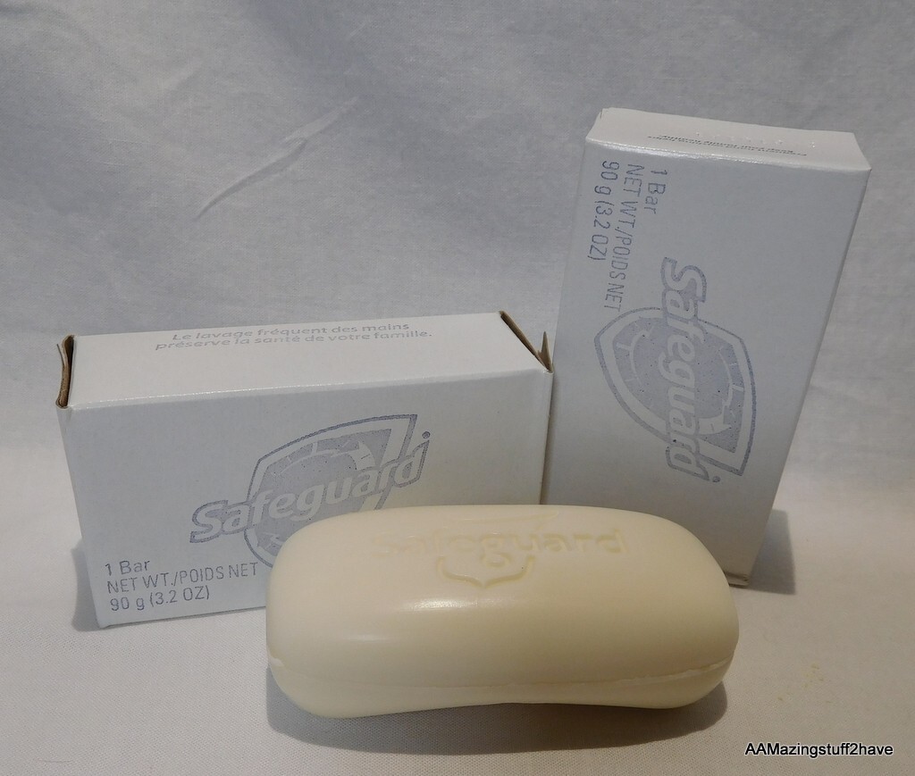 2 Safeguard Body Bar Soap Fresh Sent With aloe Wash Away Bacteria White NEW LOT