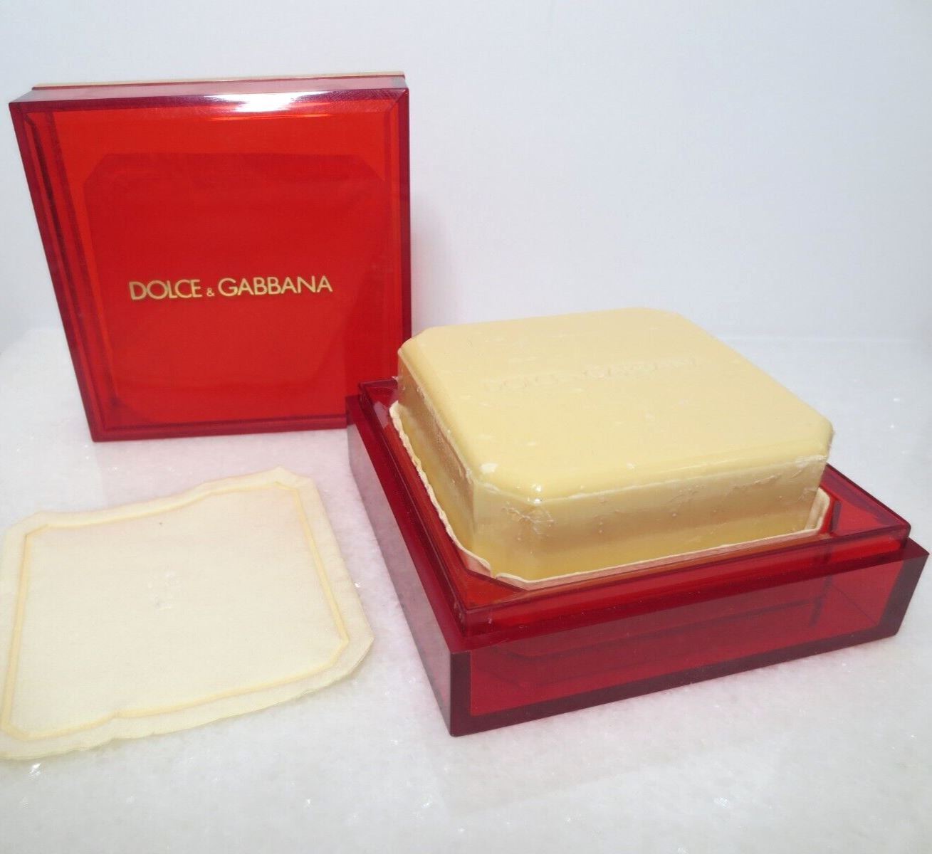DOLCE & GABBANA SAVON SENSUEL PARFUME BAR SOAP 4.2 OZ NEW IN CASE