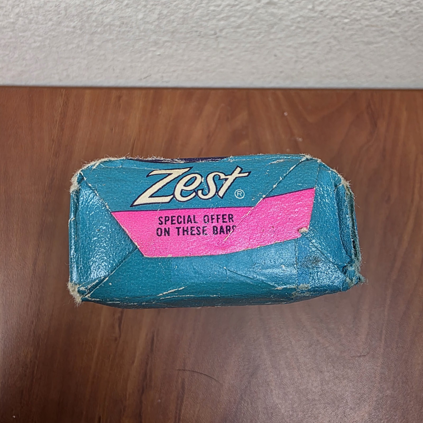 Vintage NOS Zest Aqua Deodorant Beauty Bar Soap 5.75oz Bath Size #A315