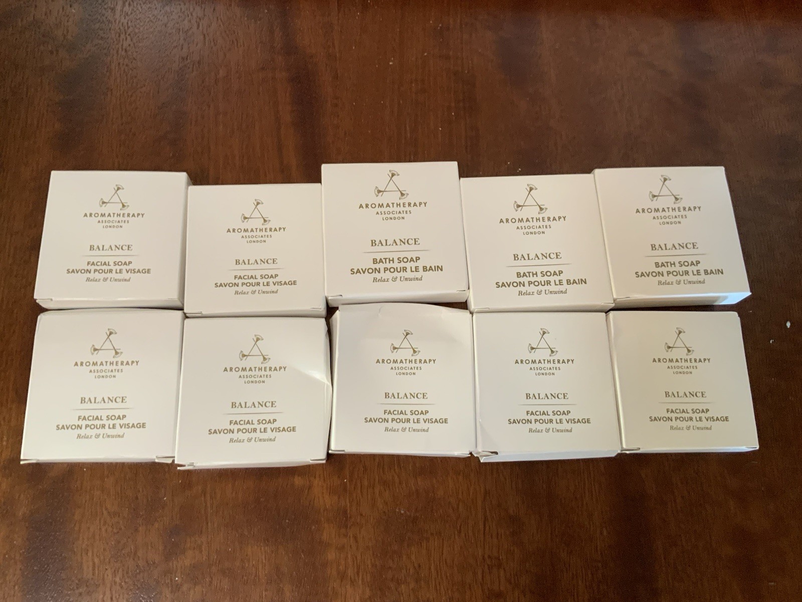 Aromatherapy Associates Balance Facial and Bath Soap (Travel sz) Lot of 10