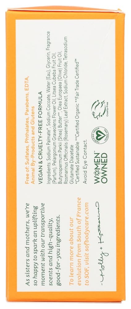 South Of France French Milled Bar Soap Shea Butter – 6 oz