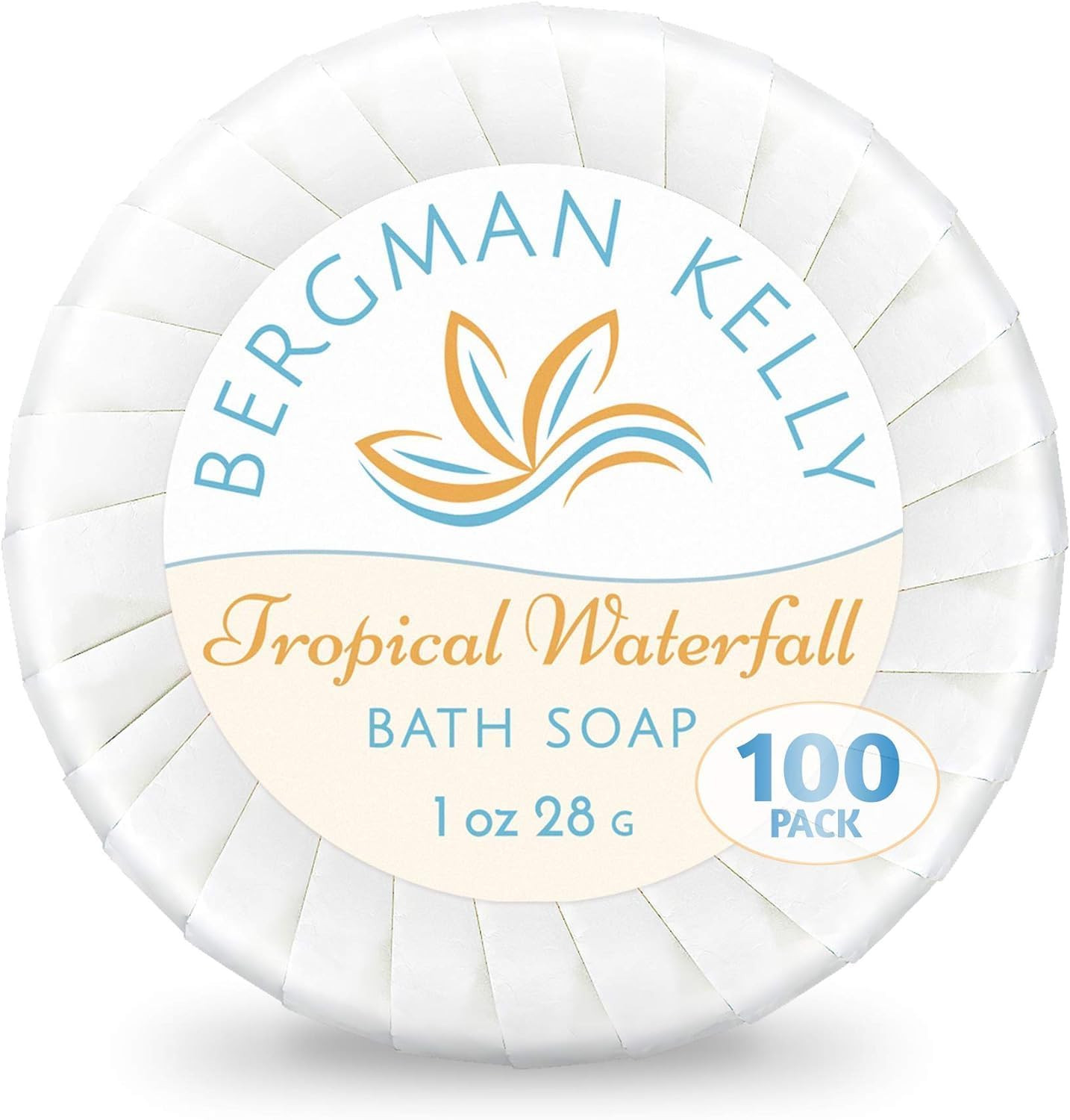 – Hotel Soap Bars in Bulk – Tropical Waterfall, 1 Oz, 100 PK – Small Individuall