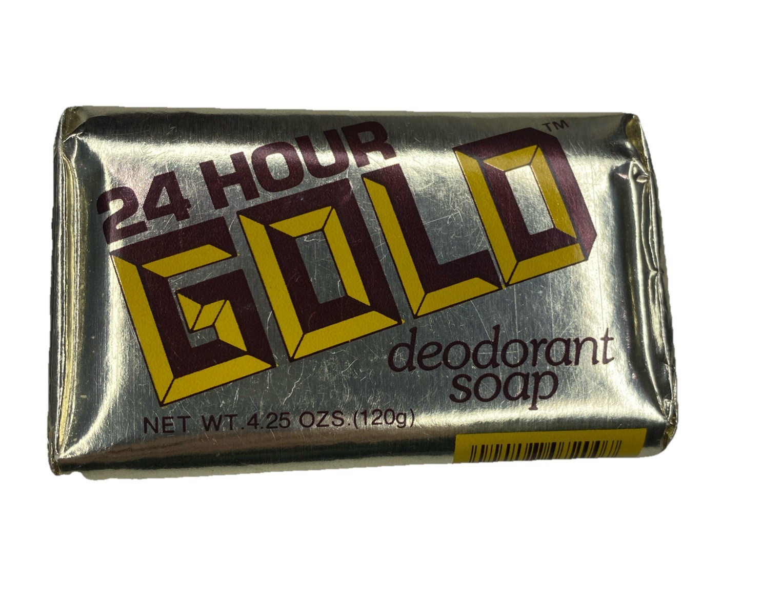 Vtg 24 Hour Gold Deodorant Soap Bar 4.25 OZ Very Rare Beauty Labs