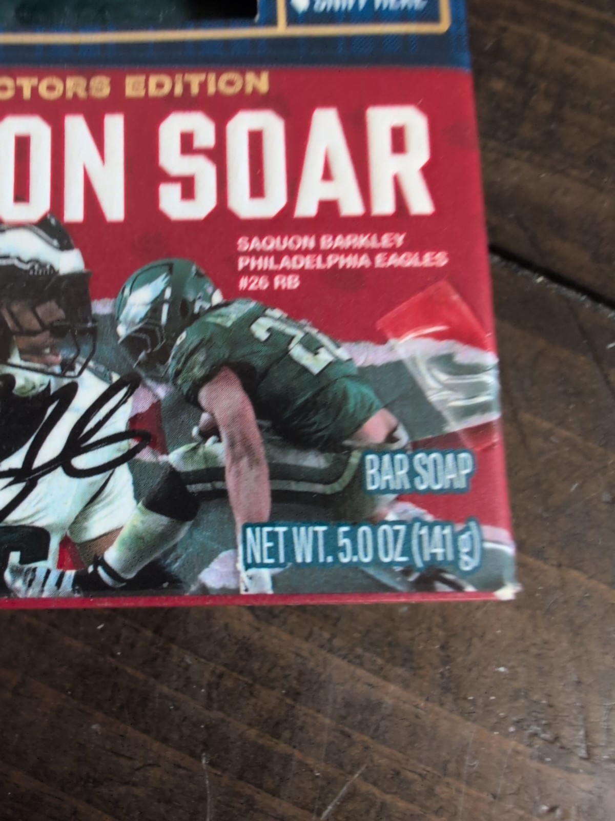 Old Spice Collectors Edition Saquon Soar Fresh Pine Bar Soap 5oz Lot of 2 NEW