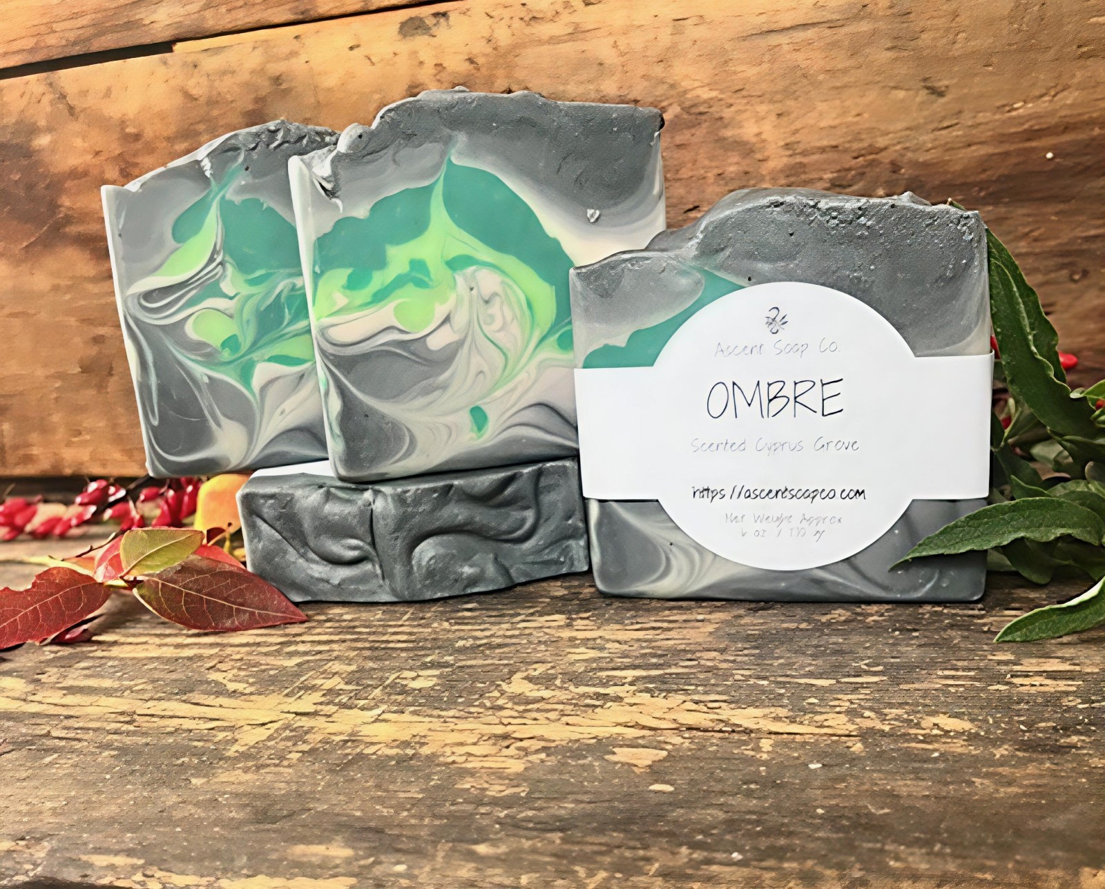 Ombre Handcrafted Artisan Soap from Ascent Soap Co.