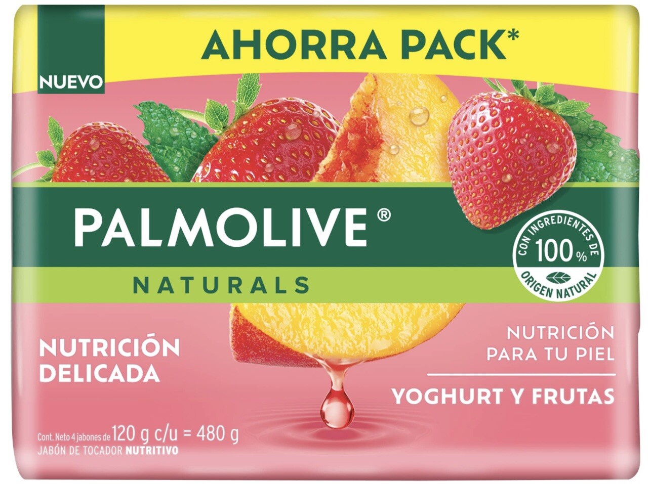 8 JABONES PALMOLIVE FRUTAS Y YOGHURT (120g) – 8 PALMOLIVE SOAPS – Made in 🇲🇽
