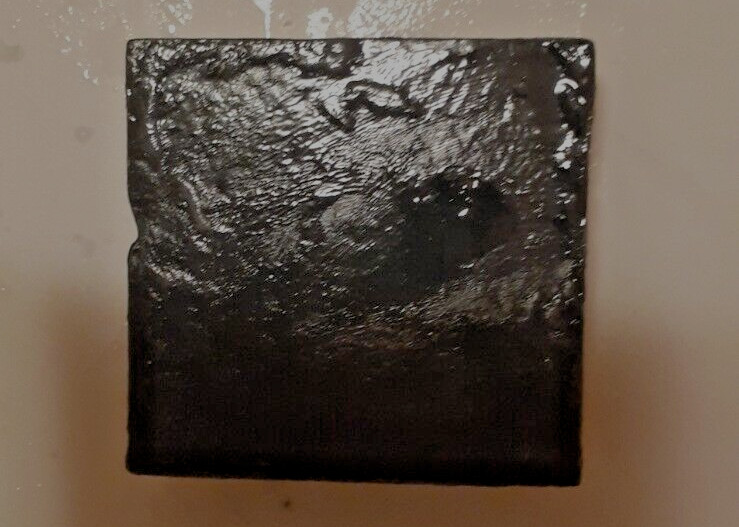 Handmade Black Cold Processed Soap Bar -Free Shipping