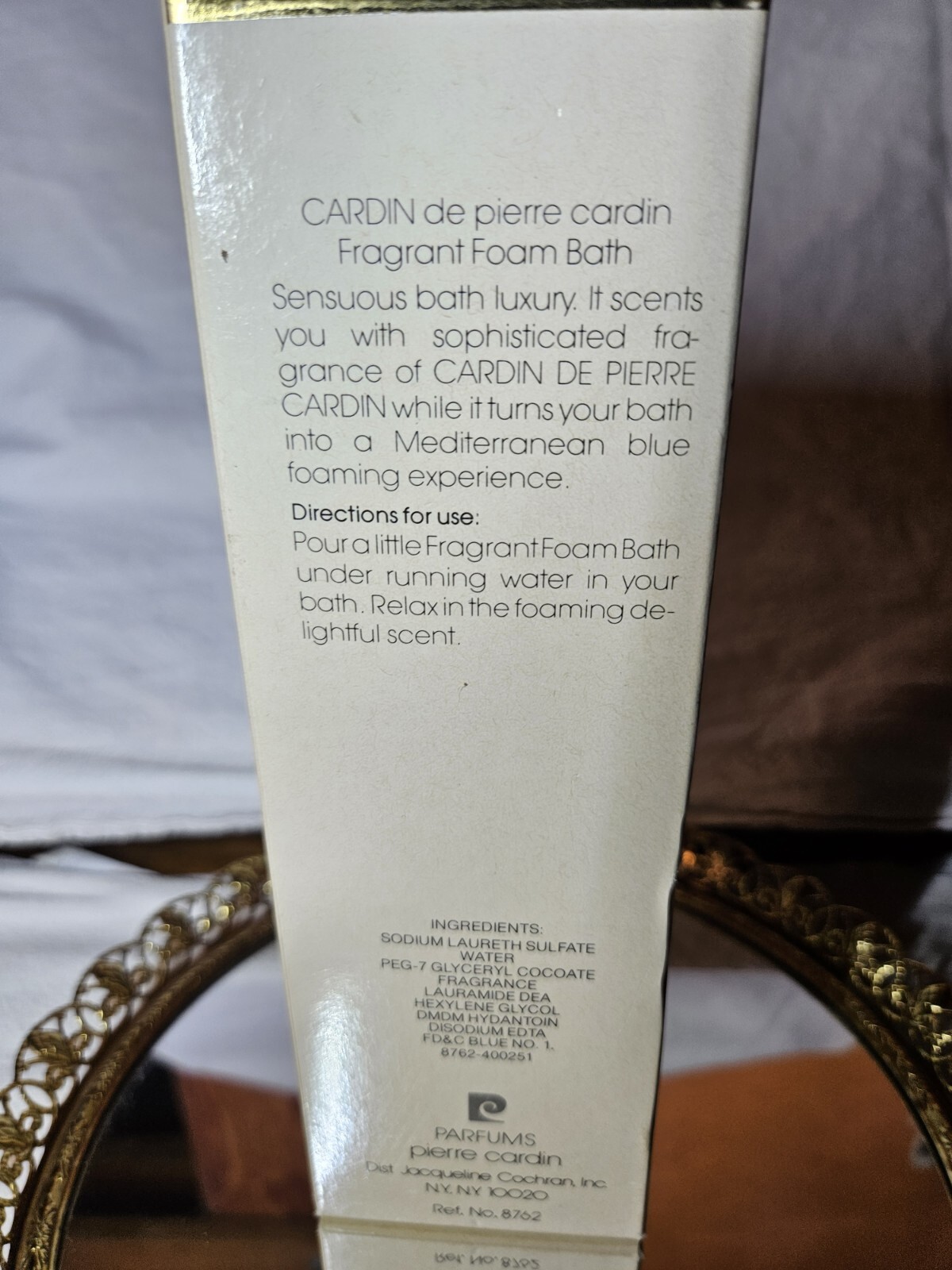 Cardin de Pierre Cardin Fragrant Foam Bath Vintage NIB 6.6 FL OZ/ 195 ml