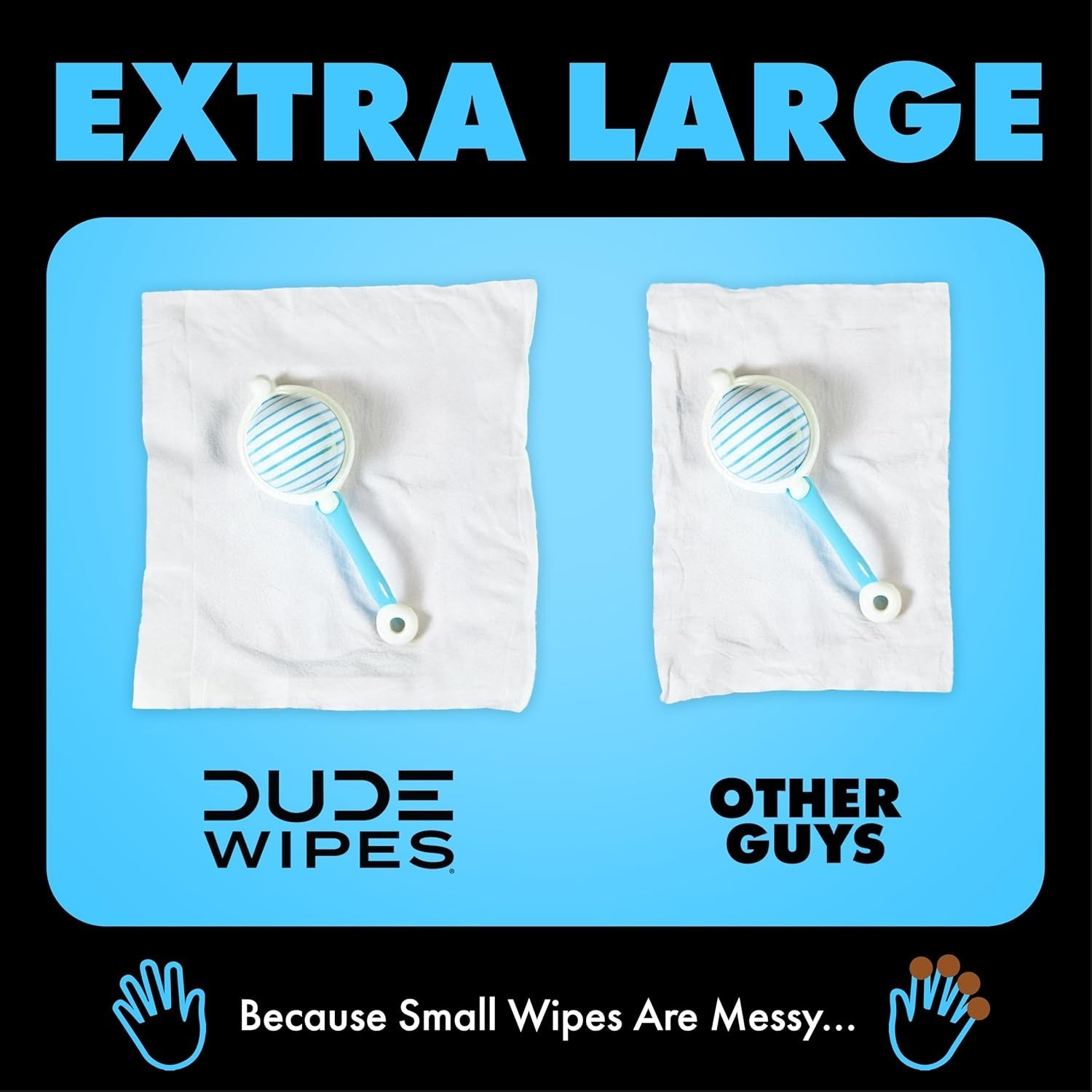 Ultra Soft Extra-Large Flushable Wipes – Hypoallergenic & Septic Safe, 576 Count