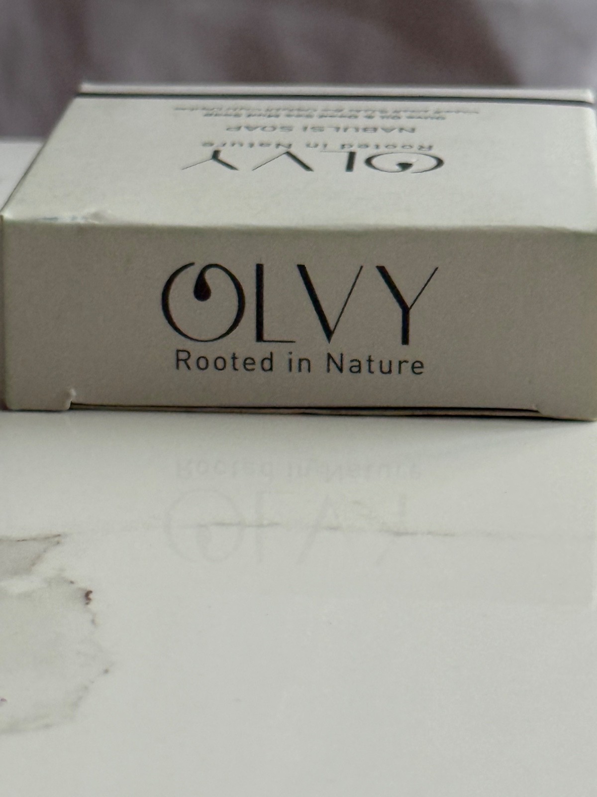 OLVY Nabulsi Soap 2-Pack 100g Each Olive Oil & Dead Sea Mud Made in Palestine