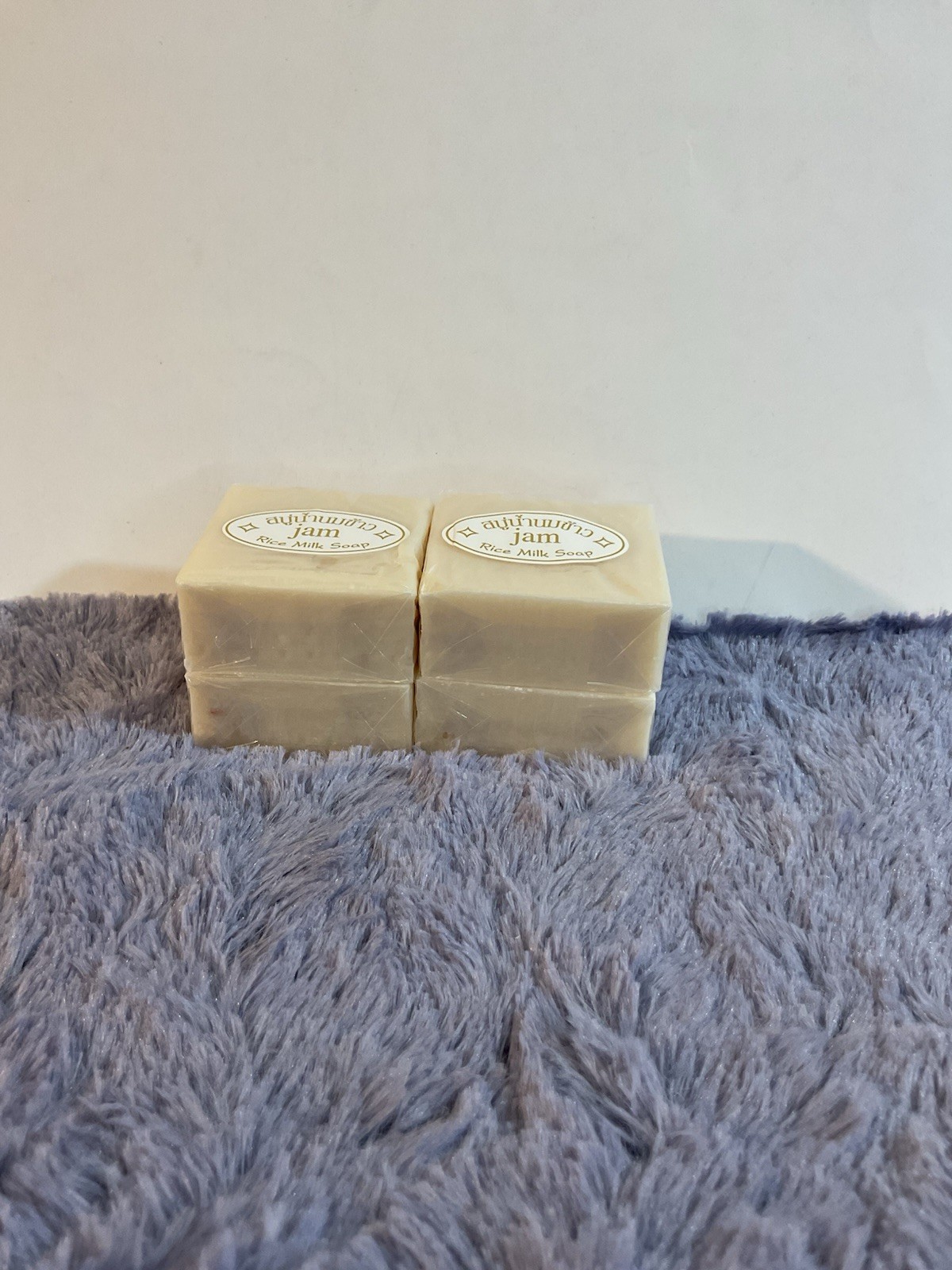 4X JAM Thai Rice Milk Soap Whitening Gluta College Aroma Natural Vitamin E 65g