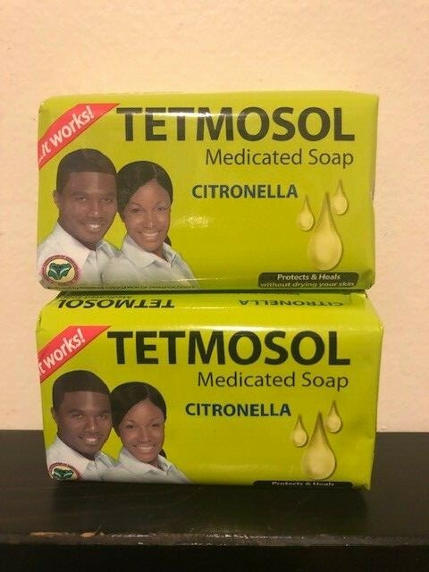 2 BIG X Tetmosol Medicated Soap Citronella LOT OF 2 BIG SOAPS. USA SELLER