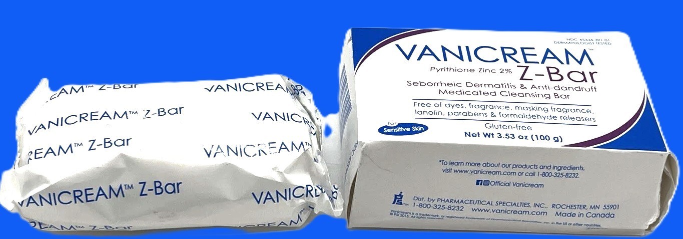 Vanicream Z Bar Pyrithione Zinc 2% 3.53 Oz New In Box Cleansing Bar Soap 03/23