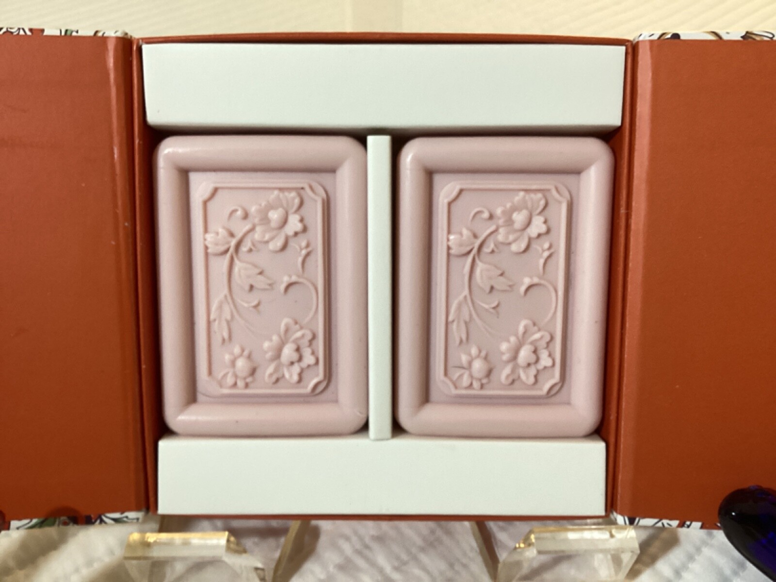 San Francisco Soap Company Pine Berry Scented Bath Bars SET of 2 Original Box